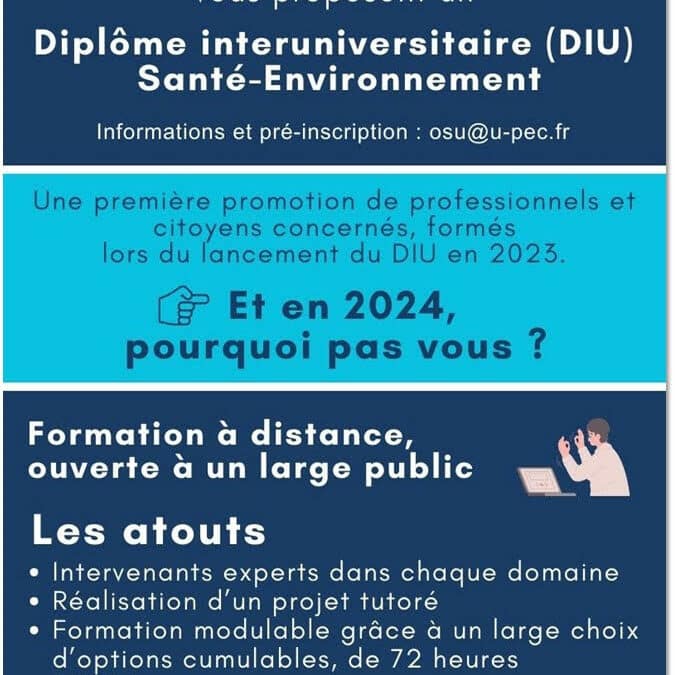 DIU SANTÉ – ENVIRONNEMENT